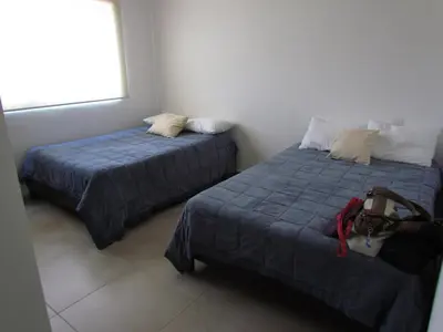 Cama o camas de una habitación en Departamento Paraiso Country Club-Morelos