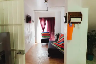 Zona de estar de Beatiful aparment in the magical town of Orizaba 5