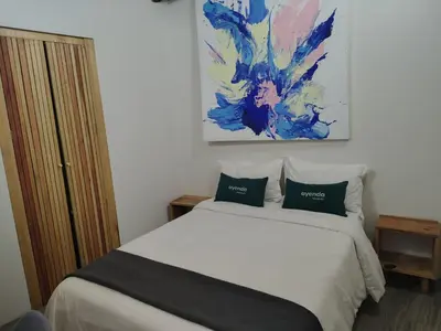 Cama o camas de una habitación en HERMILA Tlalpan