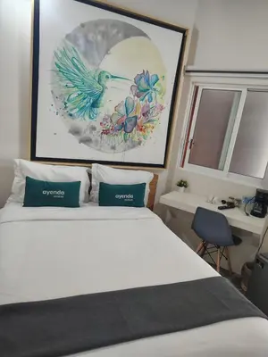 Cama o camas de una habitación en HERMILA Tlalpan