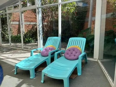Zona de estar de Senda Stays Oasis Pool House - 4BR, Next to Roma Sur