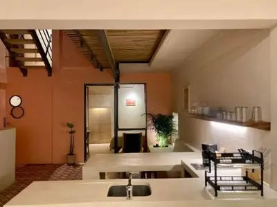 Una cocina o zona de cocina en MANGO AC Location Design