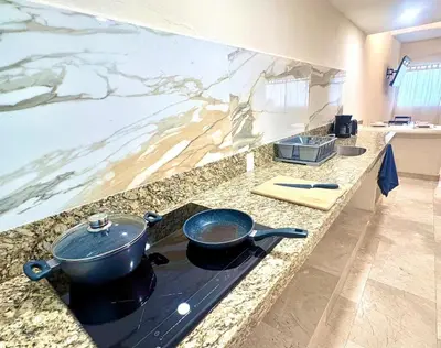 Una cocina o zona de cocina en Casa del Sol
