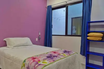 Cama o camas de una habitación en Casa Lucero de Mar