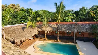 Piscina en o cerca de Casa Antonio Mazunte