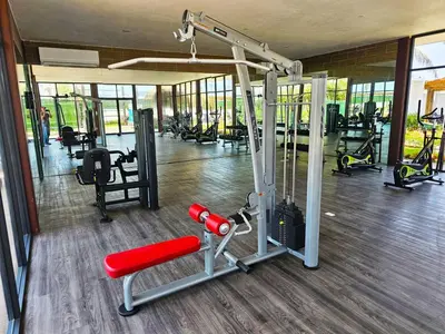 Gimnasio o instalaciones de fitness de Club de Playa, Alberca y Amenidades - Departamento E4