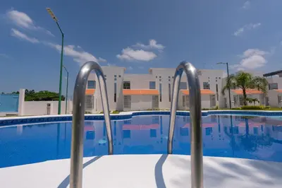 Piscina en o cerca de Family House with Water Park Tlayecac, 3 Bedrooms