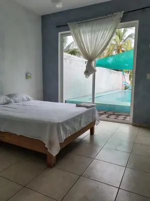 Cama o camas de una habitación en Casa DGallardo Costa esmeralda