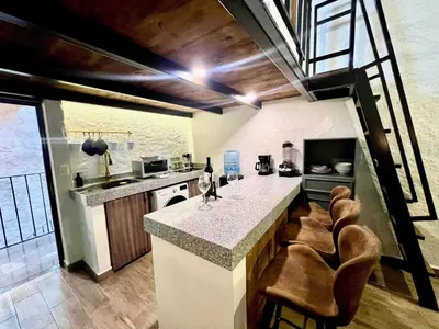 Una cocina o zona de cocina en Amore e Vino en ValQuirico