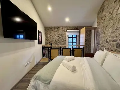 Cama o camas de una habitación en Corleone en ValQuirico