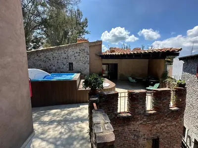 Un patio o zona al aire libre en Giorgio en ValQuirico