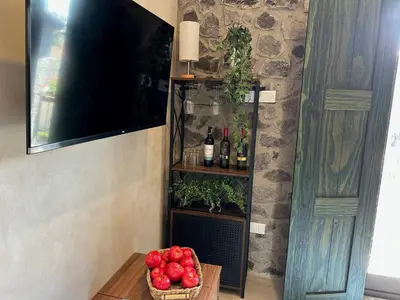 Una televisión o centro de entretenimiento en Giorgio en ValQuirico