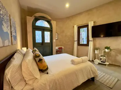 Cama o camas de una habitación en Mueganos 5 en ValQuirico