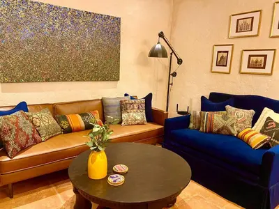 Zona de estar de Carmina en ValQuirico