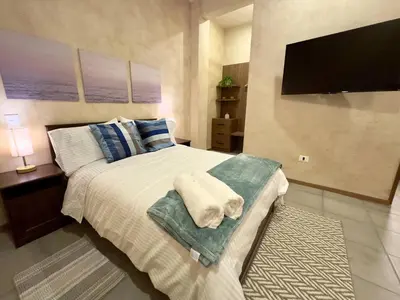 Cama o camas de una habitación en Mueganos 4 en ValQuirico
