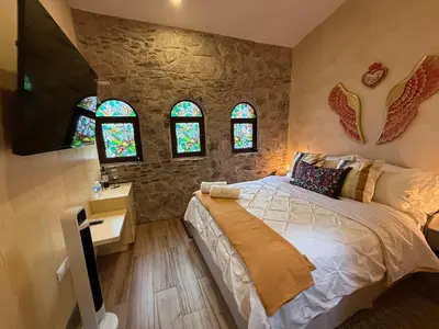 Cama o camas de una habitación en Fiore Master en ValQuirico