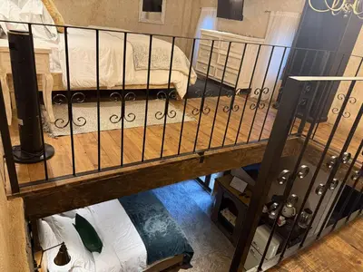 Cama o camas de una habitación en Loft Rafael en ValQuirico