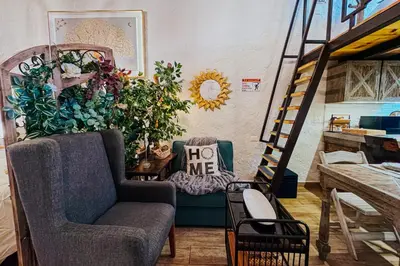 Zona de estar de Loft Iduri en ValQuirico