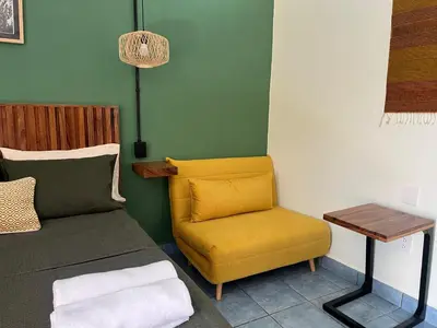 Zona de estar de Casa de Alicia - Habitación Xaguar