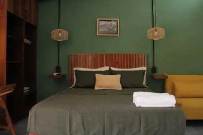 Cama o camas de una habitación en Casa de Alicia - Habitación Xaguar