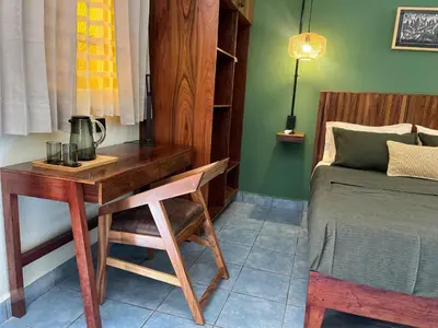 Cama o camas de una habitación en Casa de Alicia - Habitación Xaguar
