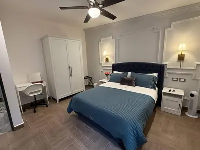 Cama o camas de una habitación en De la Rosa en ValQuirico