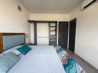 Cama o camas de una habitación en Puerta al Sol