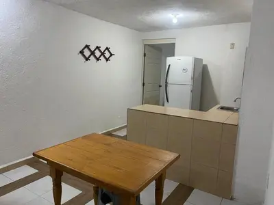 Una cocina o zona de cocina en Bungalow cielo azul