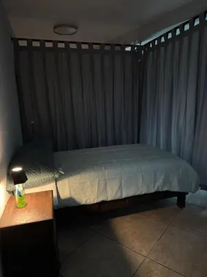 Cama o camas de una habitación en Habitación unos pasos de estadio GNP foro sol