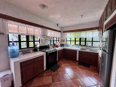 Una cocina o zona de cocina en Quinta De Leon