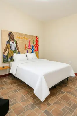 Cama o camas de una habitación en Casa Xochitl