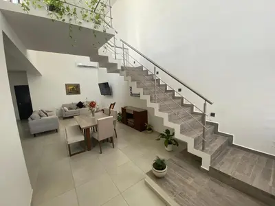 Zona de estar de Casa en Riviera Veracruzana