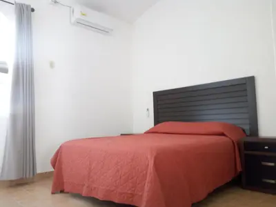 Cama o camas de una habitación en Paz en el Mar