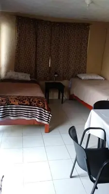 Cama o camas de una habitación en Departamento G-7 Coyoacan metro Copilco UNAM