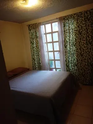 Cama o camas de una habitación en Departamento E-5 metro Copilco UNAM Coyoacan