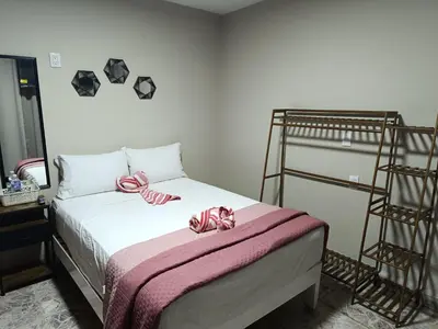 Cama o camas de una habitación en Suite 103 Cordoba Centro con Estacionamiento