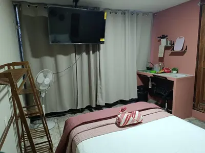 Cama o camas de una habitación en Suite 103 Cordoba Centro con Estacionamiento