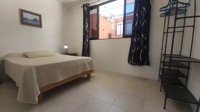 Cama o camas de una habitación en Ro-House Oaxaca