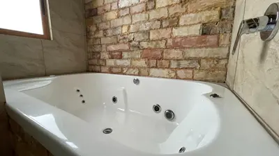 Un baño de Cabañas en Zacatlán-Rancho el Mayab