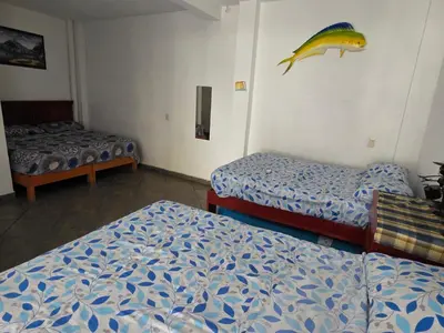 Cama o camas de una habitación en Casablanca Bonfil