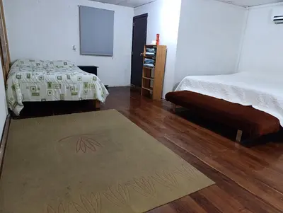Cama o camas de una habitación en Departamento amueblado para 4 personas