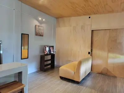 Una televisión o centro de entretenimiento en LOFT amueblado para 4 personas