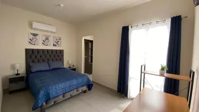 Cama o camas de una habitación en Casa Oasis Veracruzano