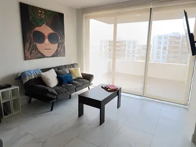 Zona de estar de Apartamento tranquilo y familiar