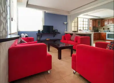 Zona de estar de Casa orejas de elefante