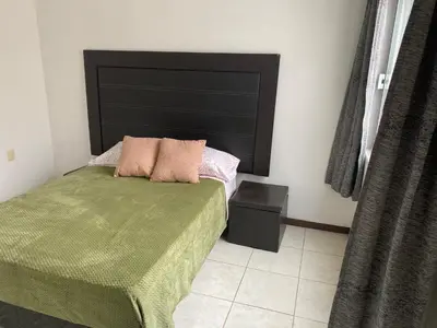 Cama o camas de una habitación en Casa Azucena