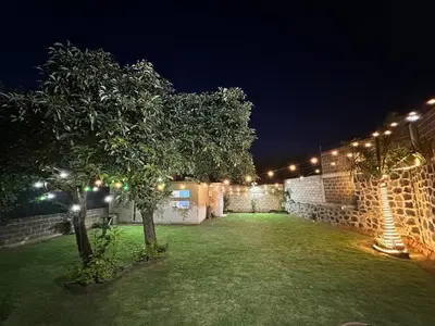 Jardín al aire libre en Casa Palmer, con gran jardín