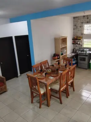 Una cocina o zona de cocina en Casa Palmer, con gran jardín