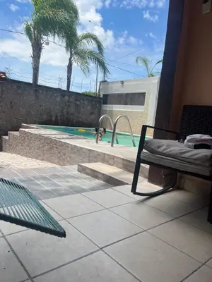 Piscina en o cerca de Bonita casa con alberca en Mazatepec, Morelos