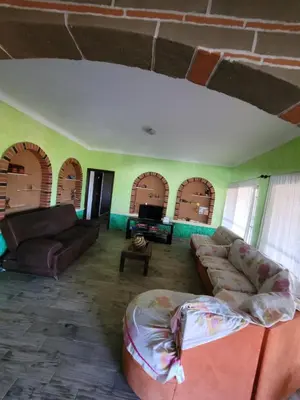 Zona de estar de Casa Grande con Alberca en San Gaspar